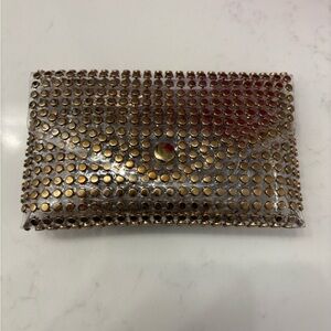 Gold Studded Clutch